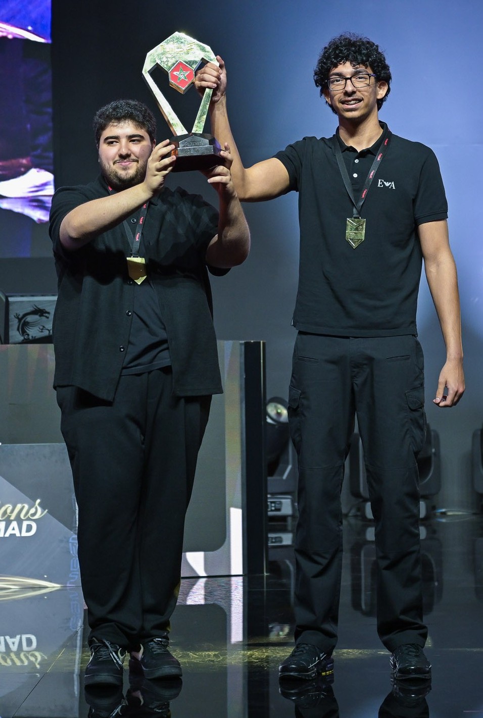 1st place FORTNITE Prizes – MGE Fortnite prize ceremony at the Mge